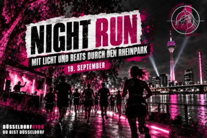☝️🫵👉 NIGHT RUN: MIT LICHT UND BEATS DURCH DEN RHEINPARK