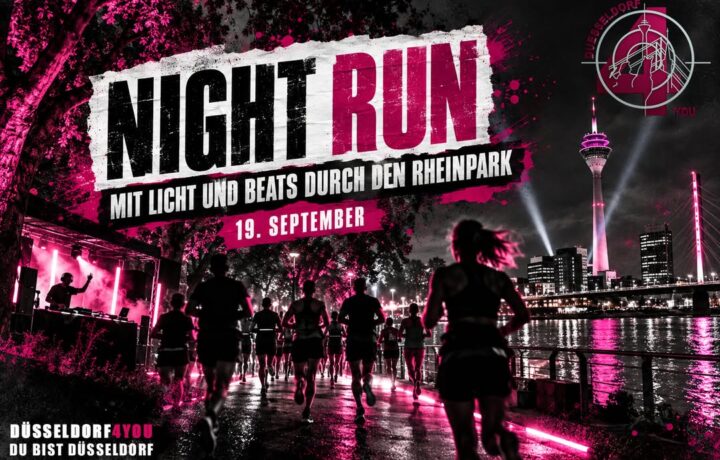 ☝️🫵👉 NIGHT RUN: MIT LICHT UND BEATS DURCH DEN RHEINPARK