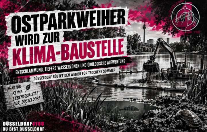 ☝️🫵👉 OSTPARKWEIHER WIRD ZUR KLIMA-BAUSTELLE