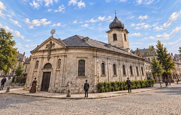 ☝️🫵👉 So oder so ähnlich könnte die Loretokapelle um 1890 ausgesehen haben.…