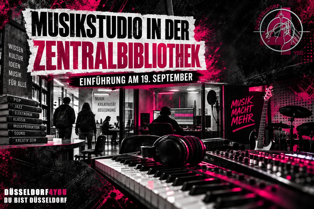 ☝️🫵👉 ZENTRALBIBLIOTHEK: SO KOMMT IHR INS MUSIKSTUDIO