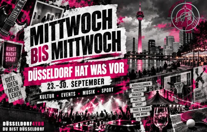🎶 🎭 🍂 MITTWOCH BIS MITTWOCH: DÜSSELDORF HAT WAS VOR!