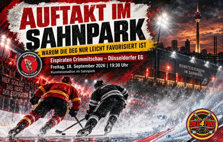 🏒🔴🟡 AUFTAKT IM SAHNPARK: WARUM DIE DEG NUR LEICHT FAVORISIERT IST