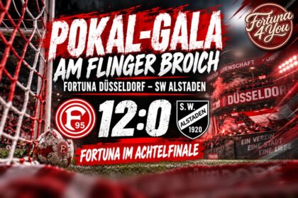 🔴⚪ 12:0 AM FLINGER BROICH: FORTUNA MACHT DAS DUTZEND VOLL