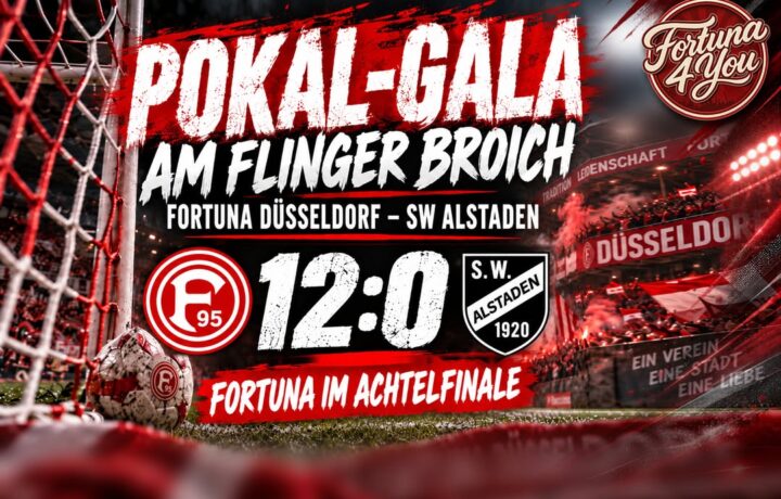 🔴⚪ 12:0 AM FLINGER BROICH: FORTUNA MACHT DAS DUTZEND VOLL