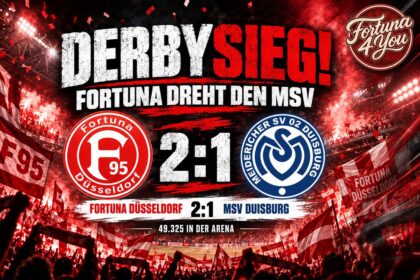 🔴⚪ DERBYSIEG IM HEXENKESSEL – FORTUNA DREHT DEN MSV, ABER NOCH IST…