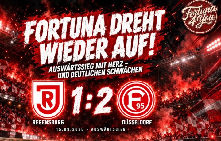 🔴⚪ FORTUNA DREHT WIEDER AUF: AUSWÄRTSSIEG MIT HERZ – UND DEUTLICHEN SCHWÄCHEN