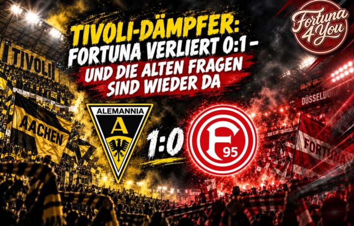 🔴⚪ TIVOLI-DÄMPFER: FORTUNA VERLIERT 0:1 – UND DIE ALTEN FRAGEN SIND WIEDER…
