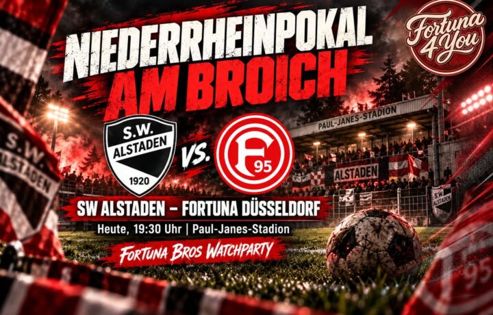 🔴⚪ ZURÜCK AM BROICH – FORTUNA MUSS JETZT LIEFERN!