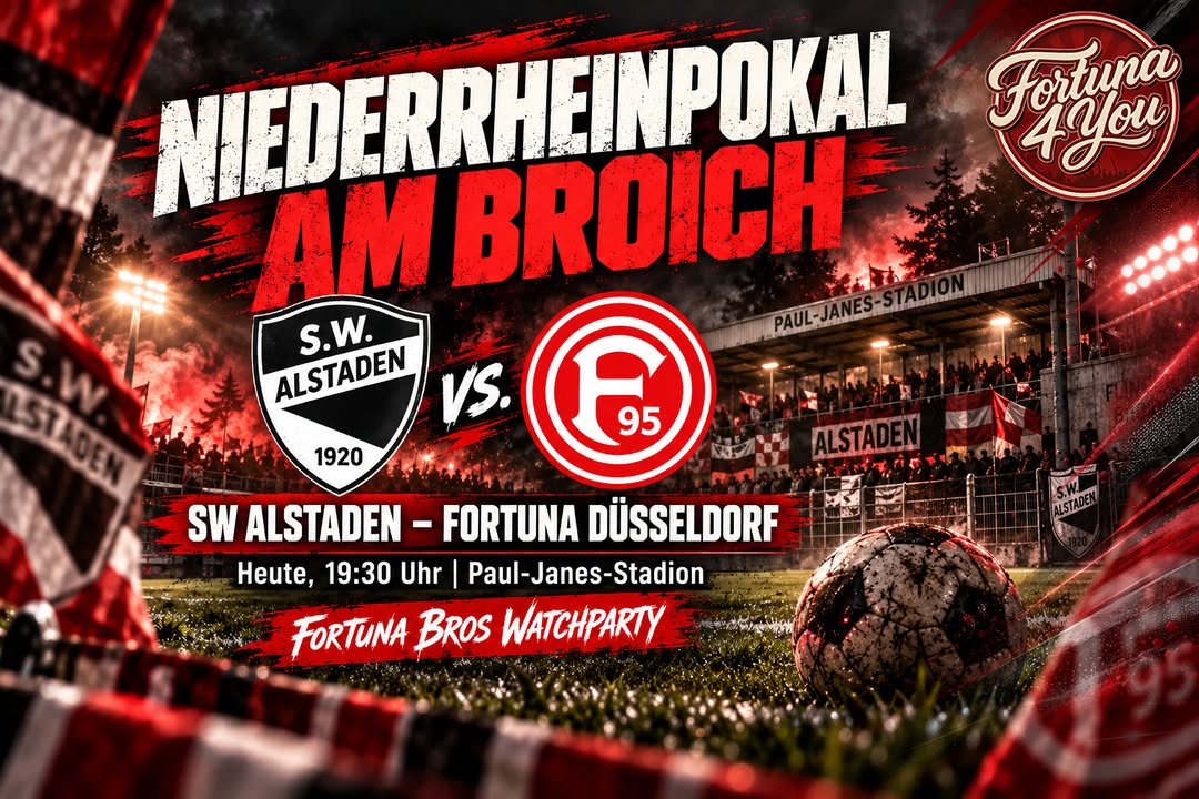 🔴⚪ ZURÜCK AM BROICH – FORTUNA MUSS JETZT LIEFERN!