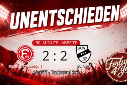 Abpfiff! Fortuna Düsseldorf 2:2 SC Verl.