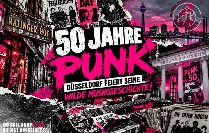 ☝️🫵👉 50 JAHRE PUNK – DÜSSELDORF FEIERT SEINE WILDE MUSIKGESCHICHTE!