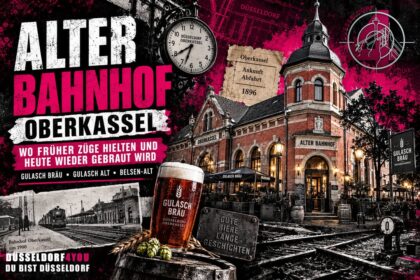 ☝️🫵👉 ALTER BAHNHOF OBERKASSEL: WO FRÜHER ZÜGE HIELTEN UND HEUTE WIEDER GEBRAUT…