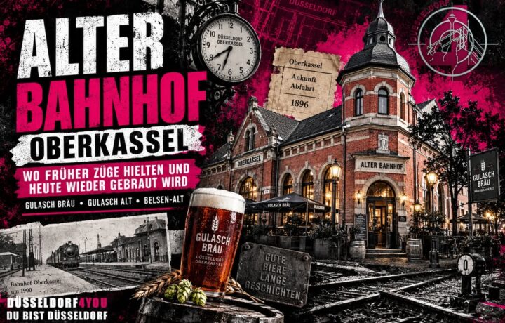 ☝️🫵👉 ALTER BAHNHOF OBERKASSEL: WO FRÜHER ZÜGE HIELTEN UND HEUTE WIEDER GEBRAUT…