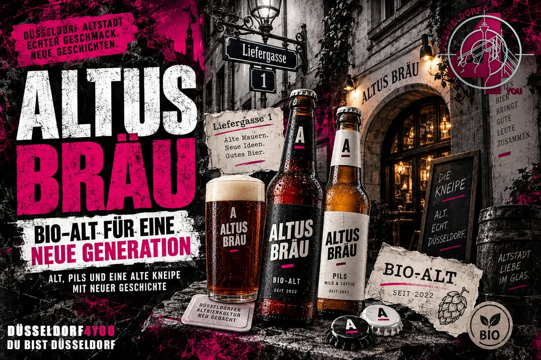 ☝️🫵👉 ALTUS BRÄU: WIE ZWEI DÜSSELDORFER DAS ALTBIER FÜR EINE NEUE GENERATION…