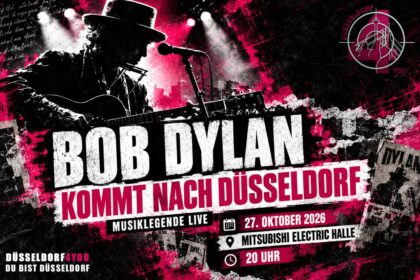 ☝️🫵👉 BOB DYLAN KOMMT NACH DÜSSELDORF – EINE MUSIKLEGENDE LIVE ERLEBEN
