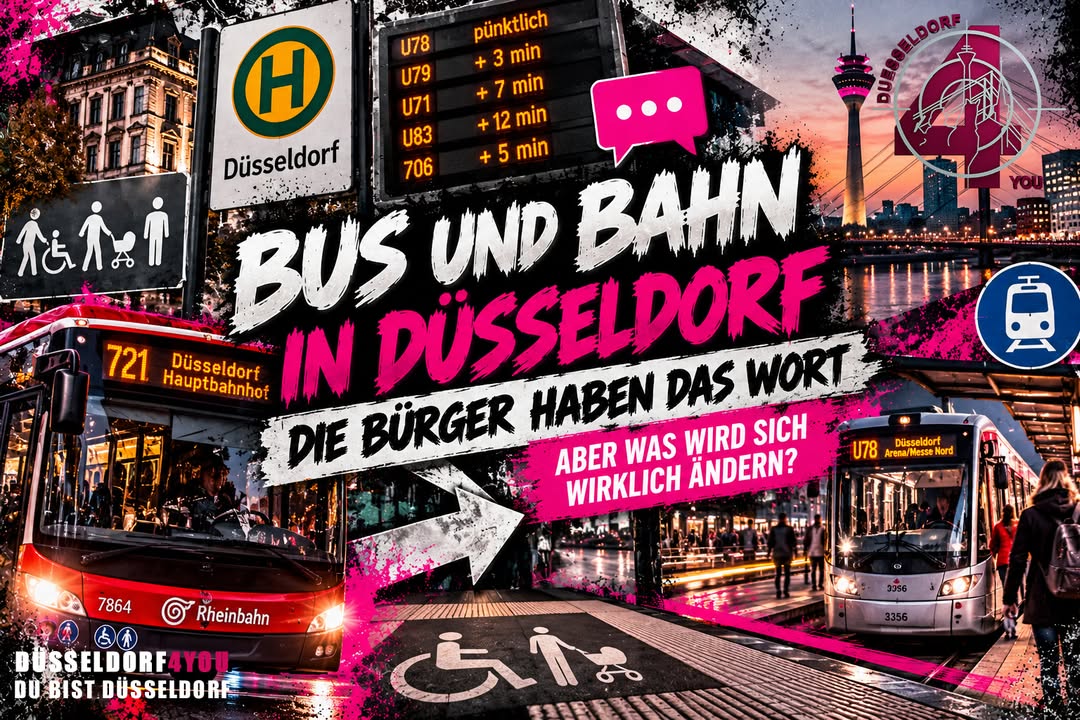 ☝️🫵👉 BUS UND BAHN IN DÜSSELDORF: DIE BÜRGER HABEN DAS WORT –…