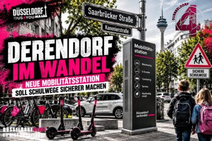 ☝️🫵👉 DERENDORF IM WANDEL – NEUE MOBILITÄTSSTATION SOLL SCHULWEGE SICHERER MACHEN