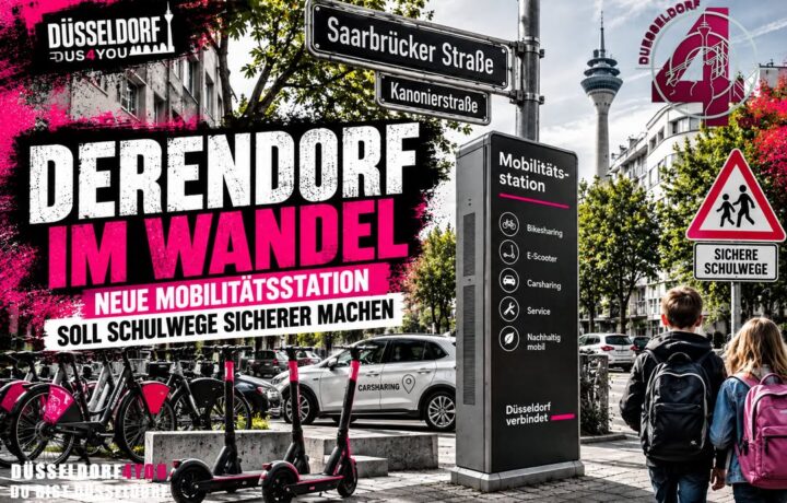 ☝️🫵👉 DERENDORF IM WANDEL – NEUE MOBILITÄTSSTATION SOLL SCHULWEGE SICHERER MACHEN