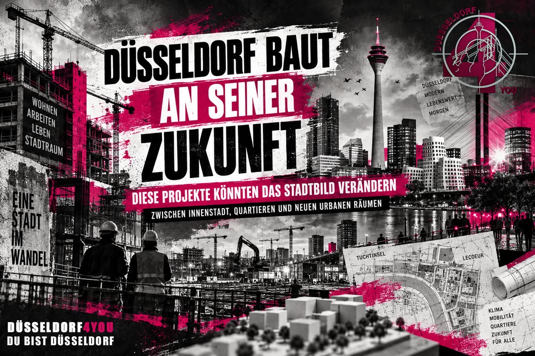 ☝️🫵👉 DÜSSELDORF BAUT AN SEINER ZUKUNFT: DIESE PROJEKTE KÖNNTEN DAS STADTBILD VERÄNDERN