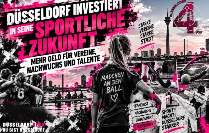 ☝️🫵👉 DÜSSELDORF INVESTIERT IN SEINE SPORTLICHE ZUKUNFT – MEHR GELD FÜR VEREINE,…
