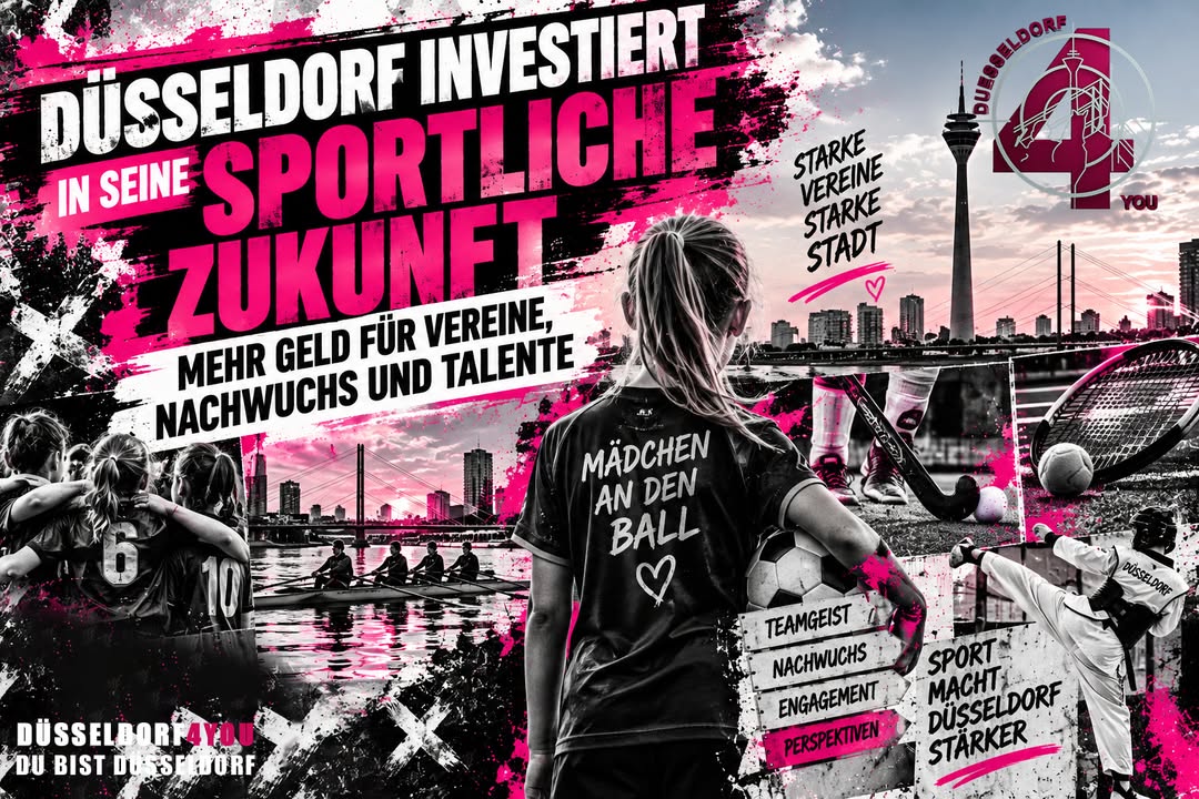 ☝️🫵👉 DÜSSELDORF INVESTIERT IN SEINE SPORTLICHE ZUKUNFT – MEHR GELD FÜR VEREINE,…