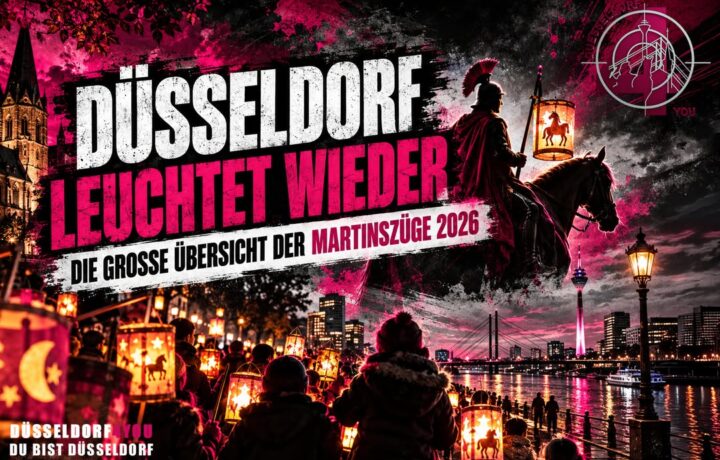 ☝️🫵👉 DÜSSELDORF LEUCHTET WIEDER – DIE GROSSE ÜBERSICHT DER MARTINSZÜGE 2026
