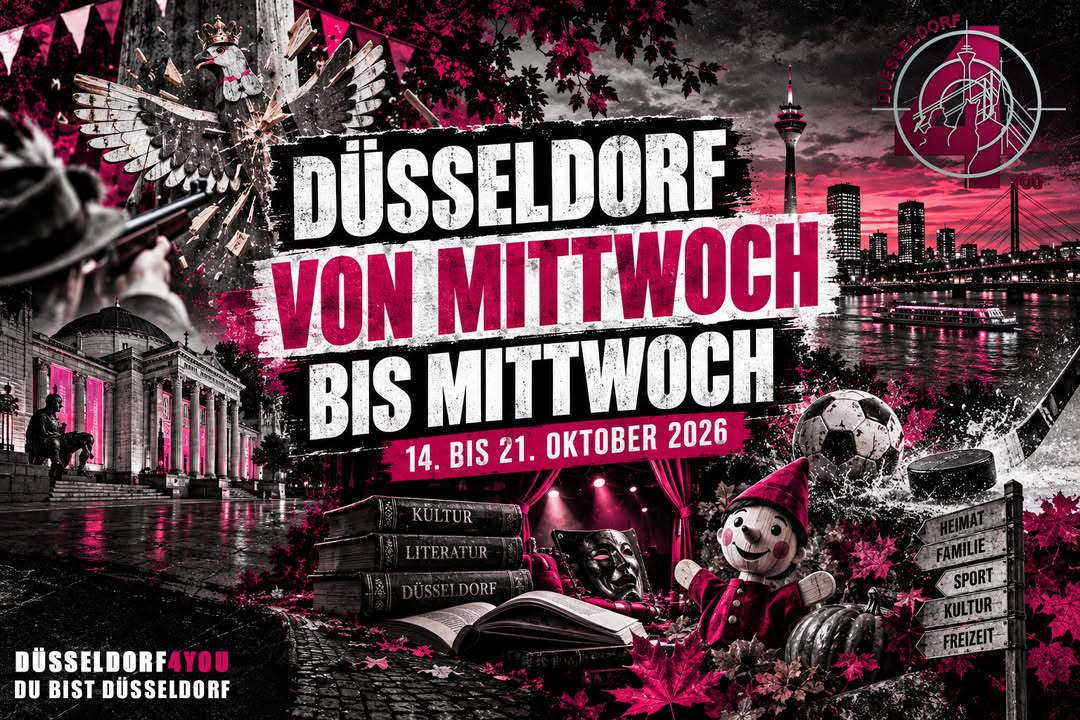 ☝️🫵👉 DÜSSELDORF VON MITTWOCH BIS MITTWOCH