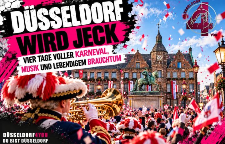 ☝️🫵👉 DÜSSELDORF WIRD JECK – VIER TAGE VOLLER KARNEVAL, MUSIK UND LEBENDIGEM…