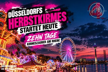 ☝️🫵👉 DÜSSELDORFS HERBSTKIRMES STARTET HEUTE – ZEHN TAGE KIRMESZAUBER AM RHEIN!