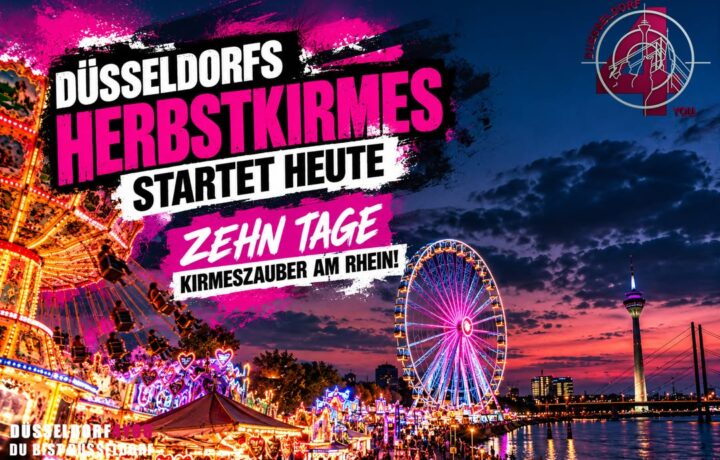 ☝️🫵👉 DÜSSELDORFS HERBSTKIRMES STARTET HEUTE – ZEHN TAGE KIRMESZAUBER AM RHEIN!