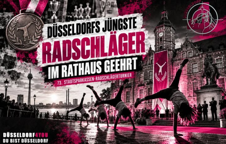 ☝️🫵👉 DÜSSELDORFS JÜNGSTE RADSCHLÄGER IM RATHAUS GEEHRT