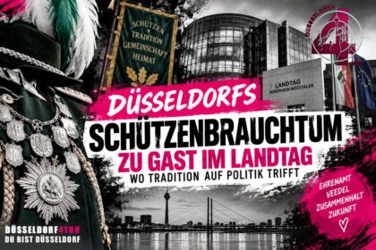 ☝️🫵👉 DÜSSELDORFS SCHÜTZENBRAUCHTUM ZU GAST IM LANDTAG – WO TRADITION AUF POLITIK…