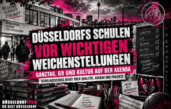 ☝️🫵👉 DÜSSELDORFS SCHULEN VOR WICHTIGEN WEICHENSTELLUNGEN: GANZTAG, G9 UND KULTUR AUF DER…