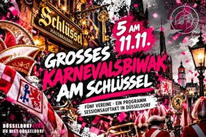 ☝️🫵👉 FÜNF VEREINE, EINE BÜHNE – GROSSES KARNEVALSBIWAK AM SCHLÜSSEL ZUM 11.11.