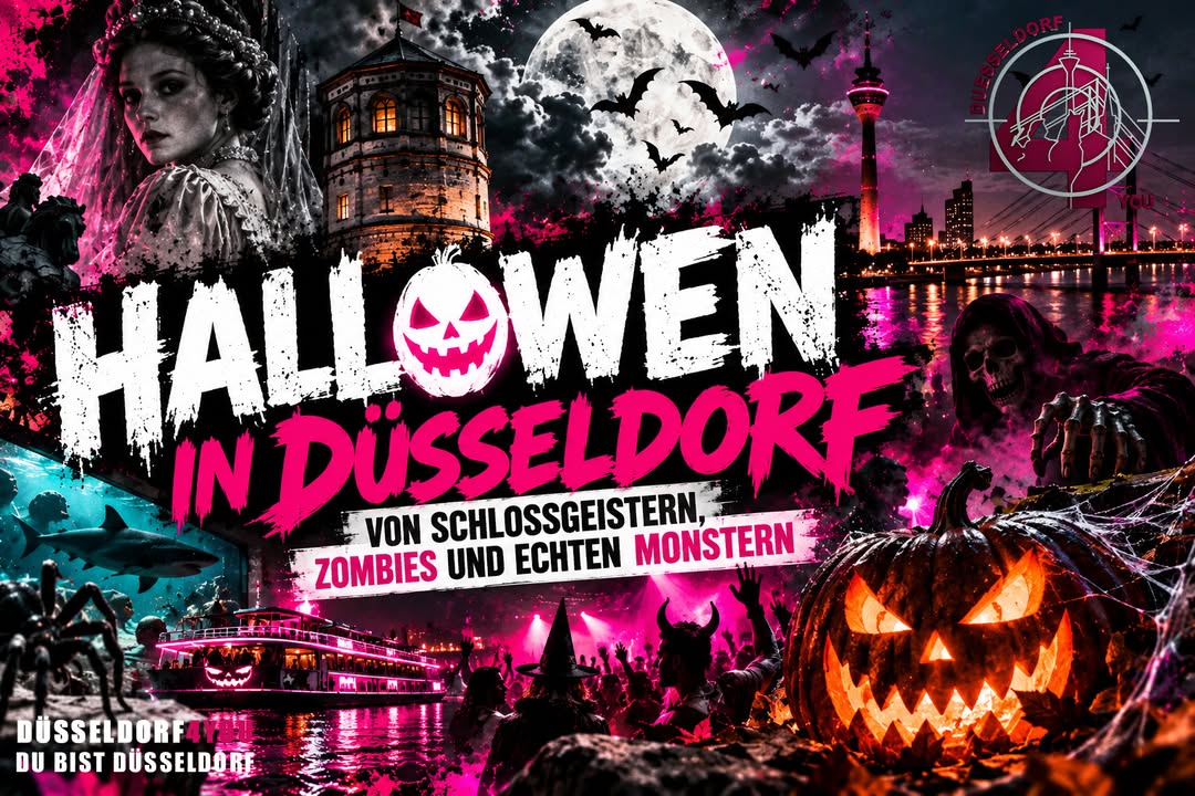 ☝️🫵👉 HALLOWEEN IN DÜSSELDORF – VON SCHLOSSGEISTERN, ZOMBIES UND ECHTEN MONSTERN