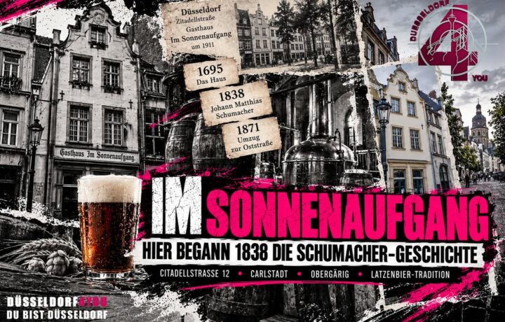 ☝️🫵👉 IM SONNENAUFGANG: IN DIESEM ALTEN HAUS BEGANN 1838 EINE DÜSSELDORFER BIERGESCHICHTE,…