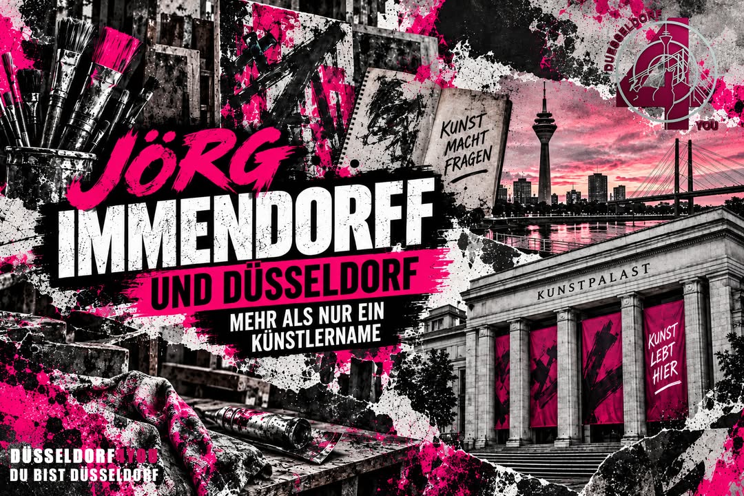 ☝️🫵👉 JÖRG IMMENDORFF UND DÜSSELDORF: MEHR ALS NUR EIN KÜNSTLERNAME