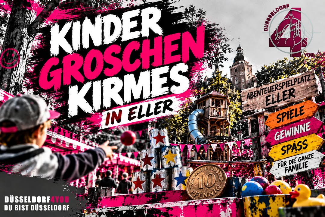 ☝️🫵👉 KINDERGROSCHENKIRMES IN ELLER – WO EIN GROSCHEN NOCH RICHTIG SPASS MACHT!