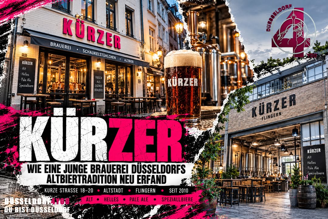 ☝️🫵👉 KÜRZER: WIE EINE JUNGE BRAUEREI DÜSSELDORFS ALTBIERTRADITION NEU ERFAND