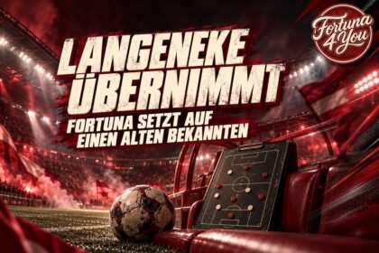 ☝️🫵👉 LANGENEKE ÜBERNIMMT – FORTUNA SETZT AUF EINEN ALTEN BEKANNTEN