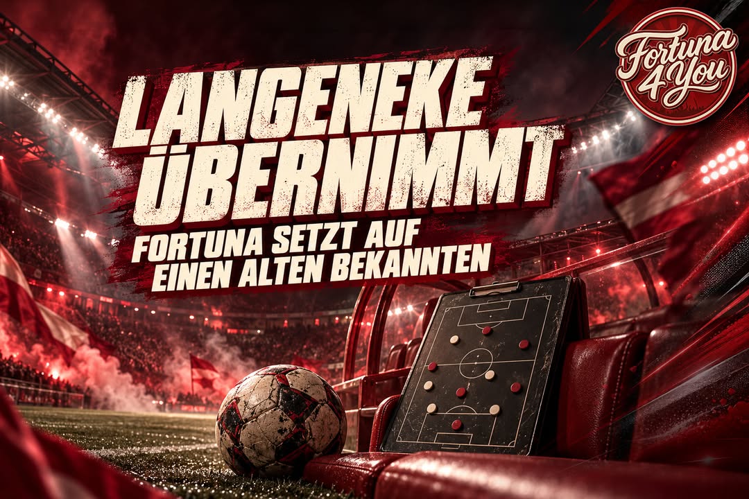 ☝️🫵👉 LANGENEKE ÜBERNIMMT – FORTUNA SETZT AUF EINEN ALTEN BEKANNTEN