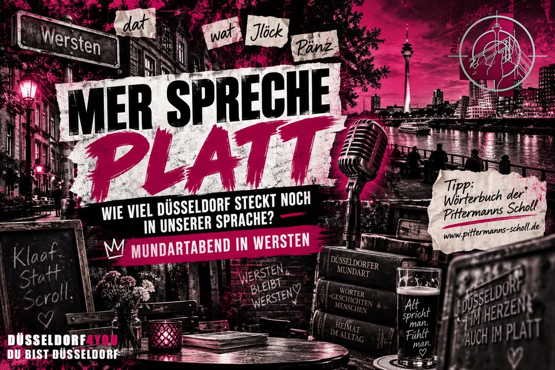 ☝️🫵👉 MER SPRECHE PLATT: WIE VIEL DÜSSELDORF STECKT NOCH IN UNSERER SPRACHE?