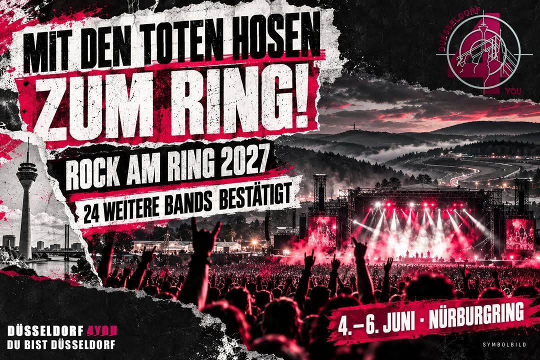 ☝️🫵👉 MIT DEN TOTEN HOSEN ZUM RING! 🎸
