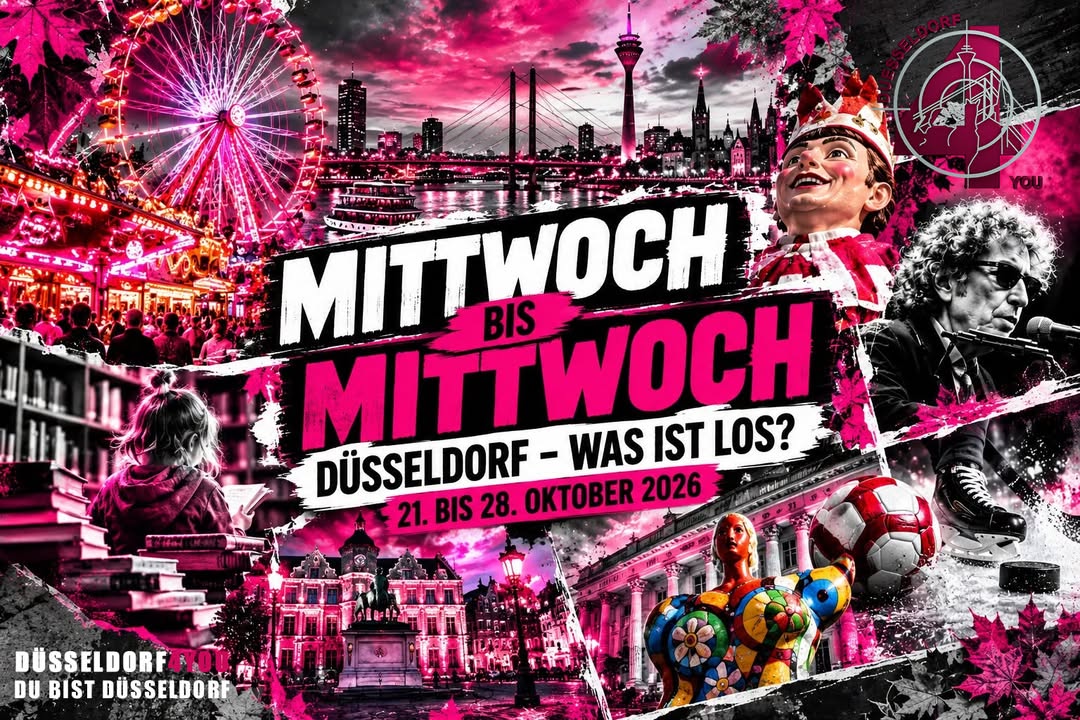 ☝️🫵👉 MITTWOCH BIS MITTWOCH – DÜSSELDORF ZWISCHEN HERBSTKIRMES, SCHÜTZENTRADITION UND KARNEVALSVORFREUDE