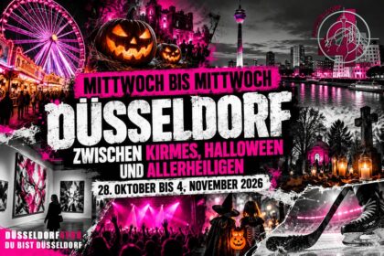 ☝️🫵👉 MITTWOCH BIS MITTWOCH – DÜSSELDORF ZWISCHEN KIRMES, HALLOWEEN UND ALLERHEILIGEN