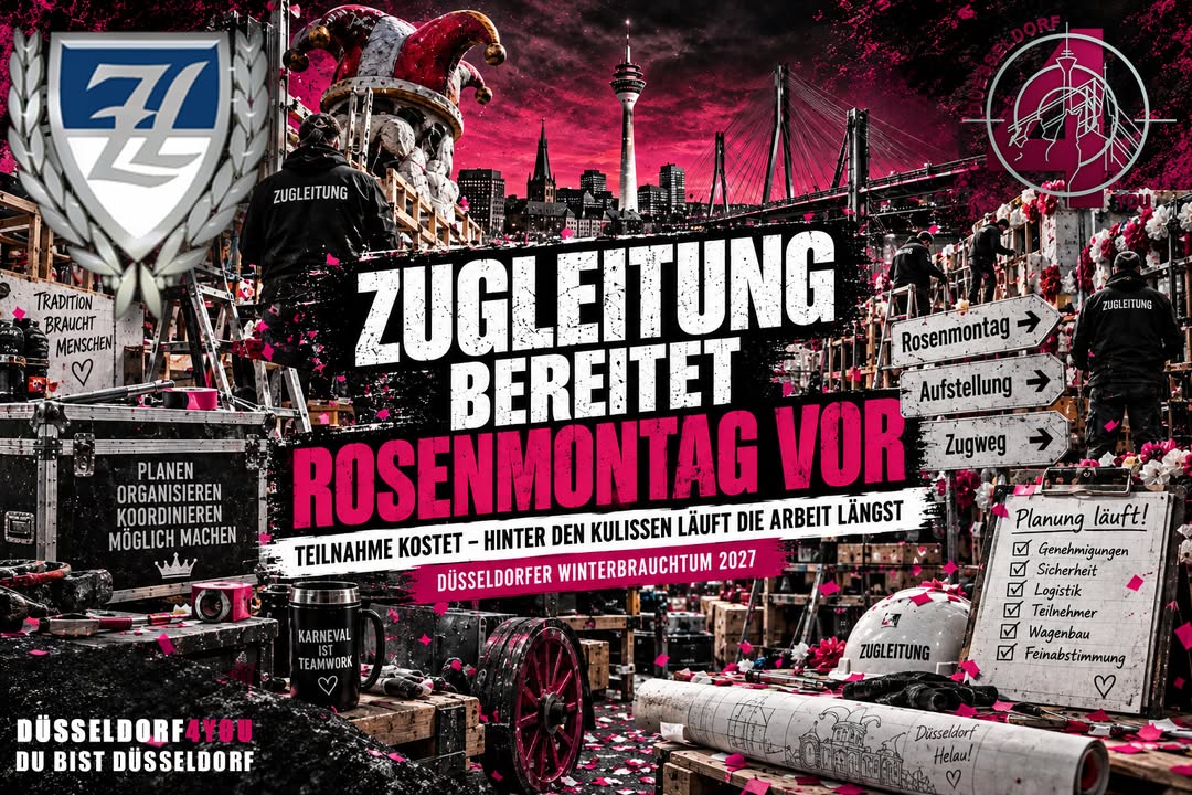 ☝️🫵👉 ROSENMONTAG 2027: ZUGLEITUNG BEREITET SICH VOR – UND DER KARNEVAL HAT…