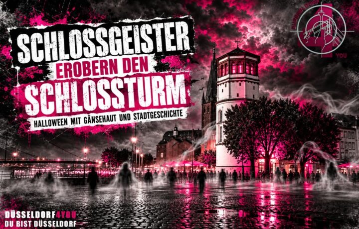 ☝️🫵👉 SCHLOSSGEISTER EROBERN DEN DÜSSELDORFER SCHLOSSTURM – HALLOWEEN MIT GÄNSEHAUT UND STADTGESCHICHTE!
