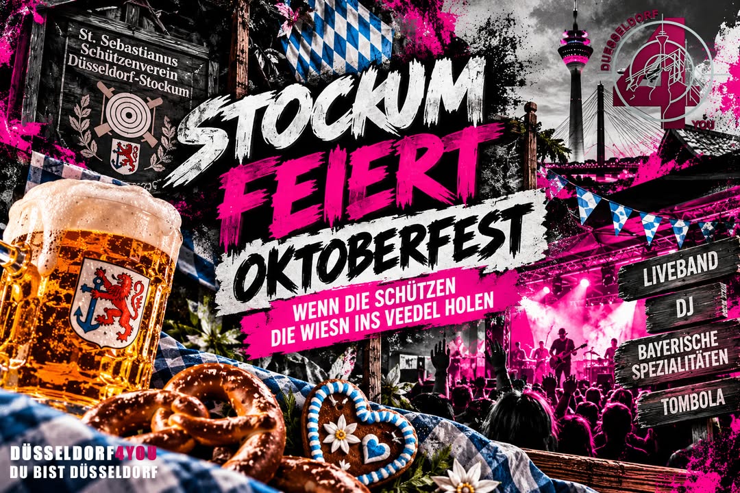 ☝️🫵👉 STOCKUM FEIERT OKTOBERFEST – WENN DIE SCHÜTZEN DIE WIESN INS VEEDEL…
