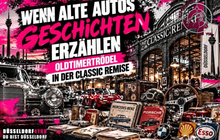 ☝️🫵👉 WENN ALTE AUTOS GESCHICHTEN ERZÄHLEN – OLDTIMERTRÖDEL IN DER CLASSIC REMISE